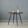 Cerca 100CM Round Dining Table Dark Walnut