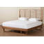 Lit plateforme en bois fini brun noyer Johnmark (double)-1581005553