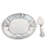Fleur De Lis Platter Set