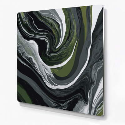 Abstrait art fluide gris 59