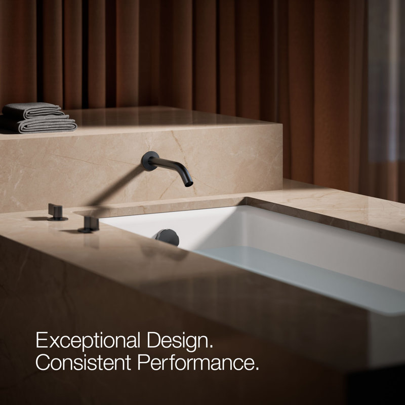 Components Wall-Mount Bath Spout, Brushed Graphite