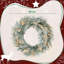 Handcrafted Faux Lighted Polyethylene Plastic, Metal 60cm Wreath