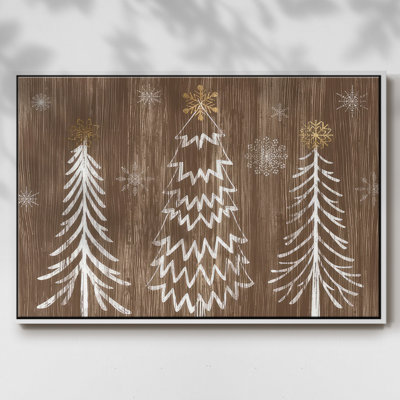 Barnwood Wonderland Collection, reproduction d'art sur toile encadrée