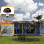 Trampoline 16Ft avec enceinte Trampolines de création avec échelle et revêtement antirouille-119337746