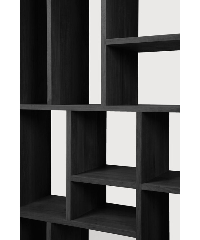 M Solid Wood Etagere Bookcase