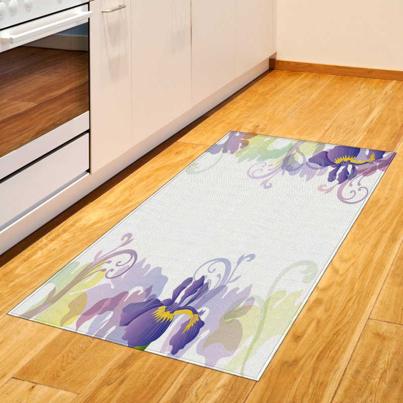 Garden High Density Long Fiber Poly Threads Decorative Area Rug Carpet, Rectangle 2'7" x 5'