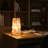 9.8'' Handcrafted Ambient Glass Mushroom Table Lamp with Dimmable Switch and E12 Lamp Holder, cULus Certified for Bedroom Nightstands, Living Room Side Tables, Home Offices Desks or Contemporary Decor-1987500479