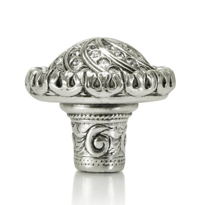 FONTAINEBLEAU KNOB; CLEAR CRYSTAL 