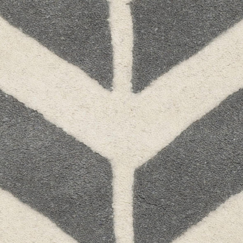 Chatham Hand Tufted Wool Chevron Rug, Rectangle 2' x 3'
