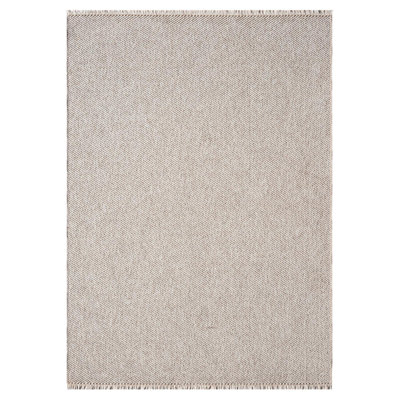 Textured Fringed Area Rug