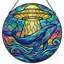 Vitrail 12 "H Whale Ufo-1299483095