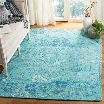 Tapis géométrique tissé à la main Joppatowne