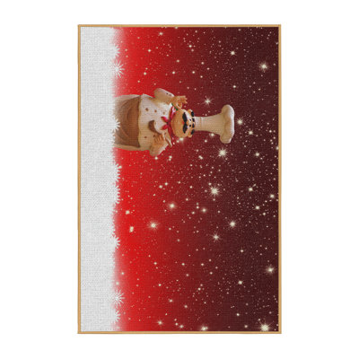 Tapis de noël zone rouge