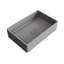 Lavabo de salle de bain rectangulaire en béton gris 19,17 pouces avec finition unique et résistance à la température dans la rénovation Conception moderne facile d'entretien