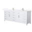 Beckett 84" Freestanding Double Bathroom Vanity with Quartz Top-108351682-108351683-108351686