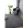 Tapis gris en polyester tissé à la machine Ogilvie