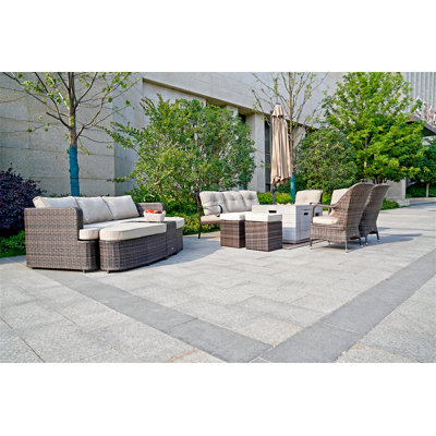 Onew 14 - Person Modular Patio Conversation Set with Cushions
