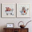 «Farm Tub Pig», ensemble de 2 peintures sur toile encadrées-10782392-10782399