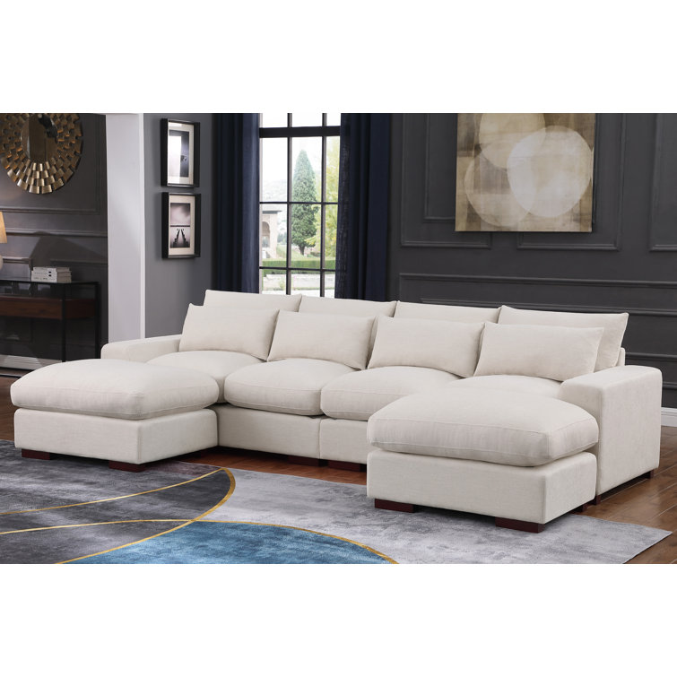 Latitude Run® Nyerere 123.24'' Upholstered Sofa & Reviews | Wayfair