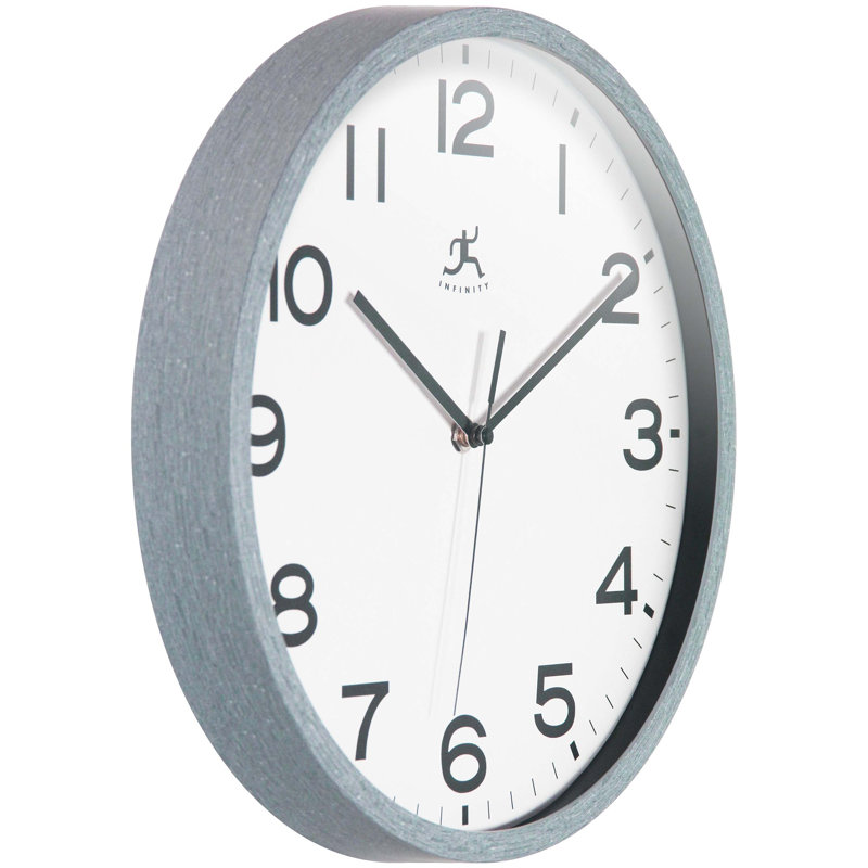 Horloge murale Denim, bleu, 12 po
