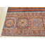 Tapis rouge en laine noué à la main de conception unique 8 pi 3 po x 9 pi 10 po Gabryel