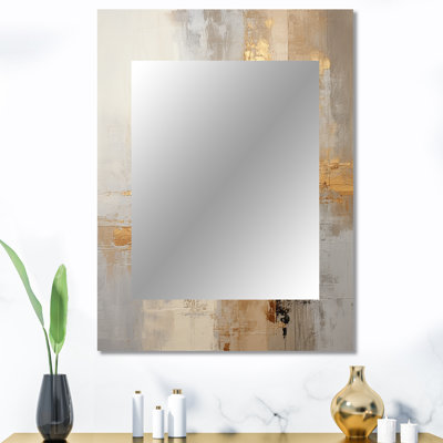 Havily - Beige Modern Wall Mirror