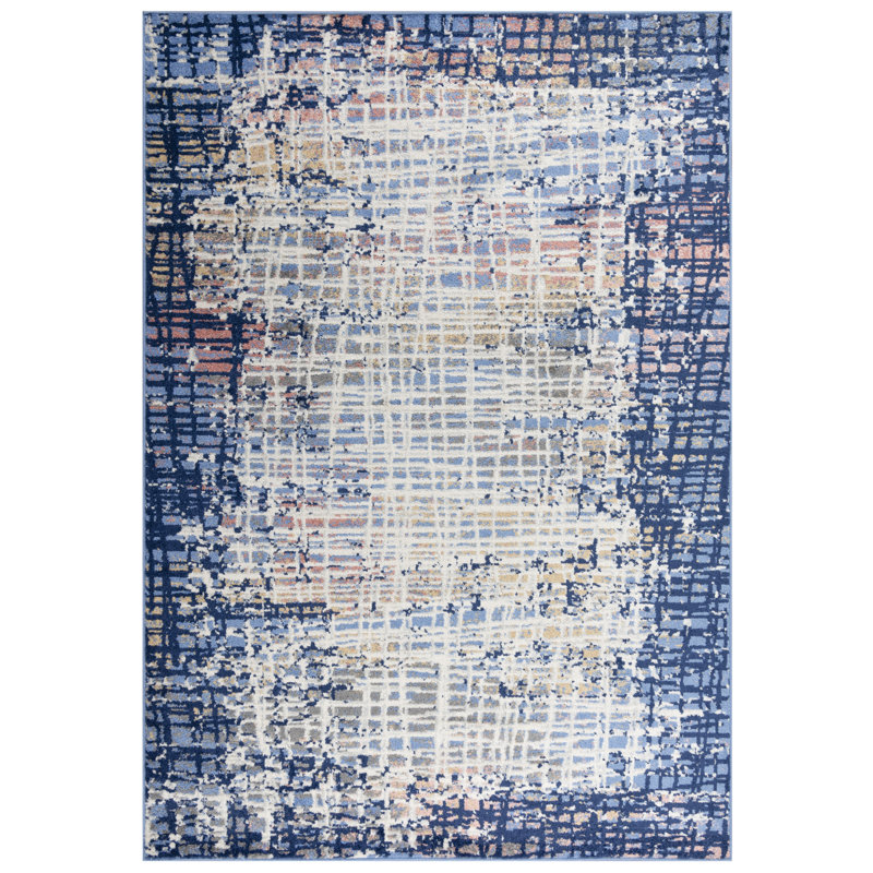 Abstract Indoor Rug, Rectangle 8' x 9'6"