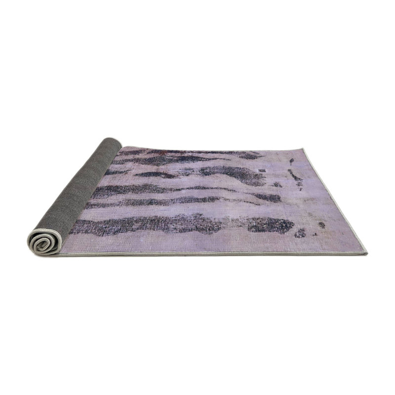 Tapis abstrait moderne 751, Rond 5 pi