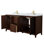 Palmilla 72" Freestanding Double Bathroom Vanity with Marble Top