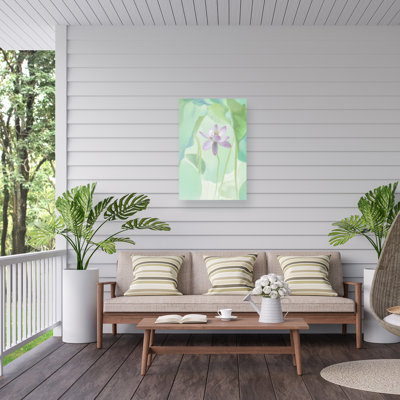 Fleur de lotus bolognaise sur toile