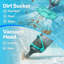 Cordless Hot Tub Vacuum with Telescopic & Extension Poles-110583931