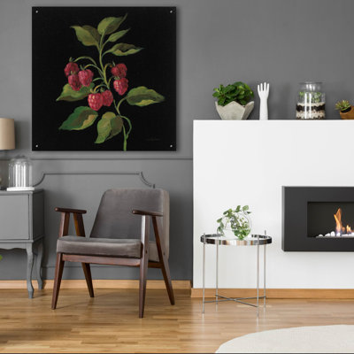  'Framboise No Words' by Silvia Vassileva Acrylic Glass Wall Art, 36" x 36"