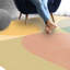 Godmond Vinyl Machine Printed Area Rug-597358106