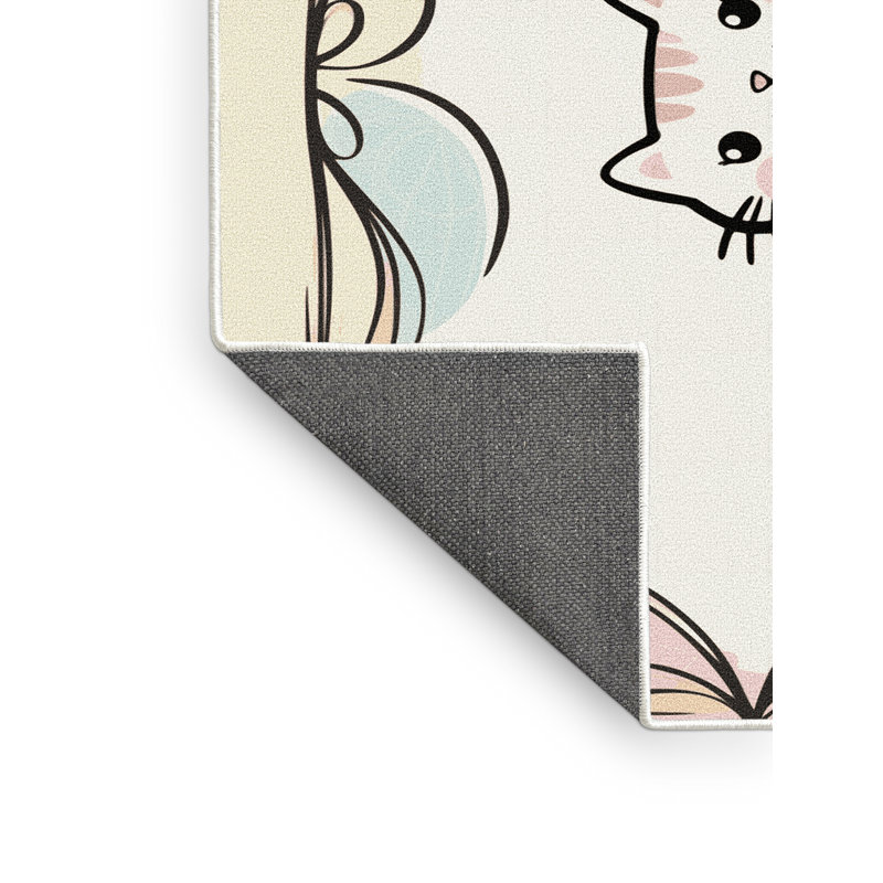 Tapis pour enfants East Urban Home, Rectangle 5 pi x 7 pi