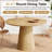 Mid Century Wooden Round Pedestal Dining Table Sets-938776556-938776558-939317909