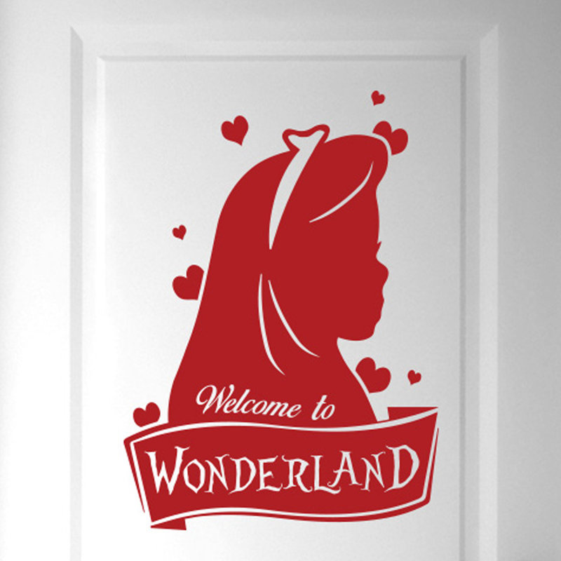 Wall Decal, Dark Red