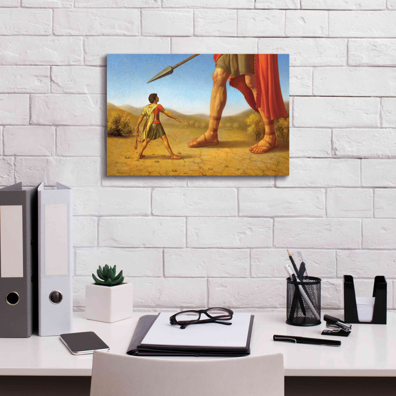 Sur toile, H 12 po x l 18 po x P 0,75 po