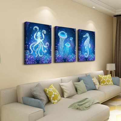 3 Piece Wrapped Canvas Print