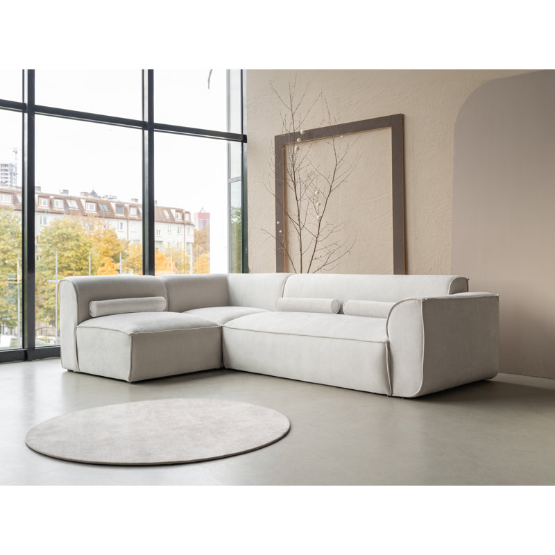 Flex Felix 6 Seater Corner Sofa , Left Hand Facing, Beige