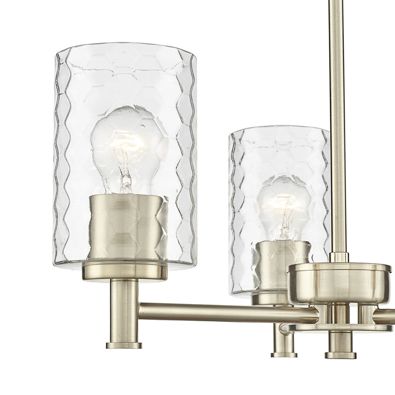 Lustre classique / traditionnel à 3 lumières , Or moderne