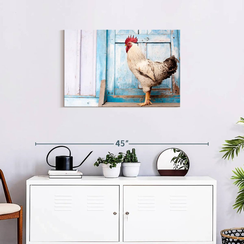 Crowle Domesticated Rooster, 20" H x 30" W