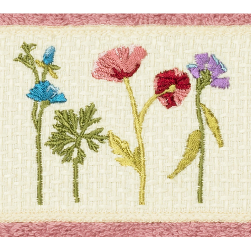 Serenity Midweight Washcloth, Tea Rose