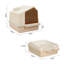 Polyethylene Plastic Litter Box
