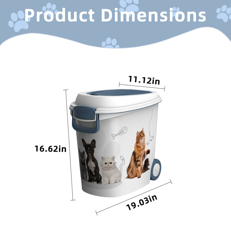 15 Gallon Pet Food Storage Container