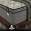 Matelas en mousse viscoélastique gélifiée 10 pouces très grand, à relief, à faible transfert de mouvement, à eau, compatible avec une base réglable-1234611723