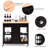 Glyn Solid Wood Top Kitchen Cart-145129112