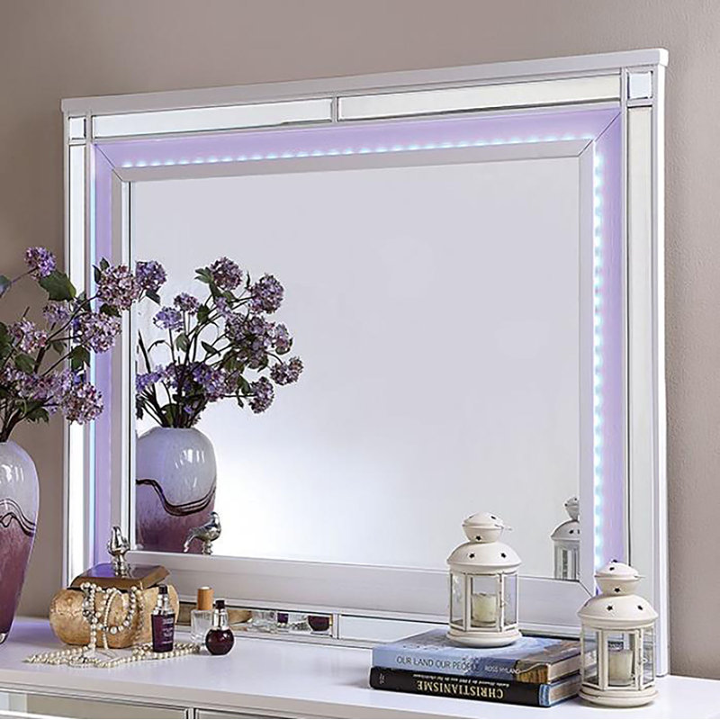 Commode double 9 tiroirs avec miroir Emmee