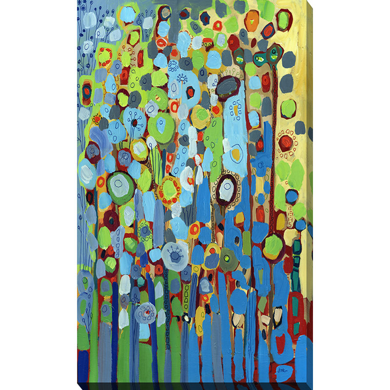 « growing » par jennifer lommers,, reproduction d’art sur toile tendue, H 60 po x l 36 po x P 1,5 po