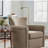 Belmont Vegan Leather Swivel Accent Chair-1020076953