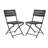 Maivish 2 - Person Patio Dining Set with Extendable Rectangular Table